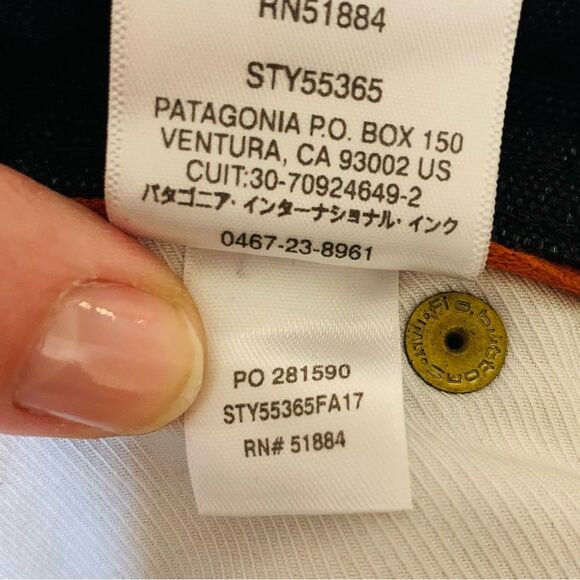 Patagonia womens dark charcoal grey hemp blend denim jeans size 16 - Picture 4 of 9